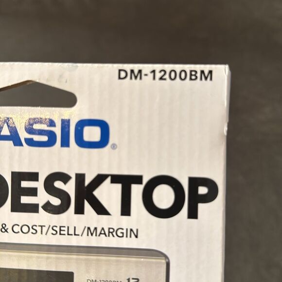 Casio XL Desktop Calculator Silver DM-1200BM - Picture 3 of 8